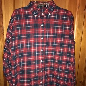 Long Red Flannel