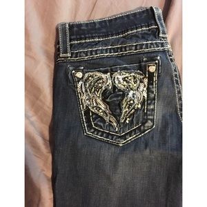 Miss Me brand skinny jeans. Size 28.