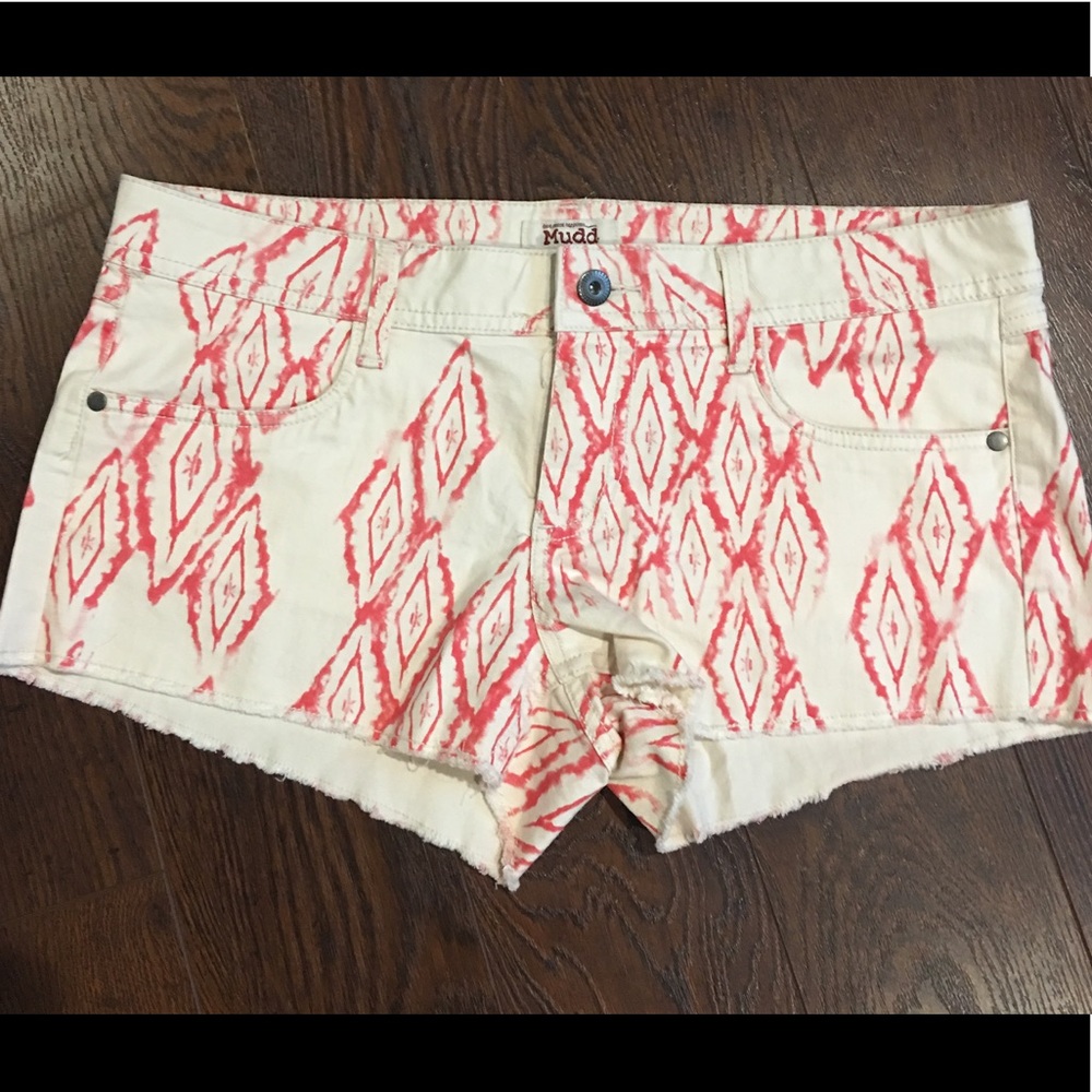 Mudd fringed shorts