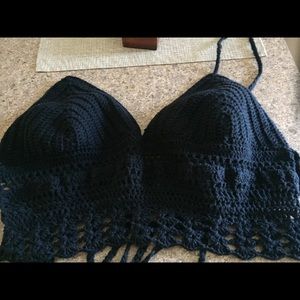 🖤Black Crochet Bralette🖤