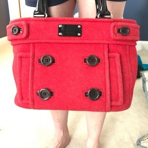 Kate Spade Red Wool small tote bag