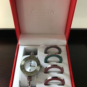 Coach Gallery Watch with Interchangeable Bezels