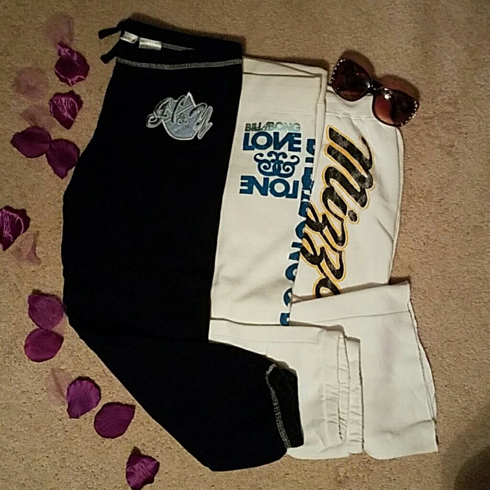 3 Pair of Sweatpant Capris