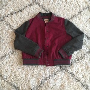 Crimson & Gray varsity style jacket