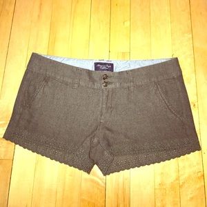Gray American Eagle shorts