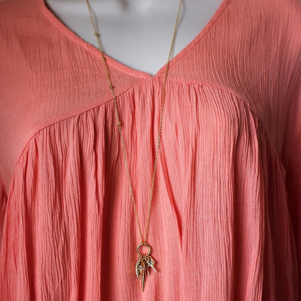 Ettika Gold Charm Necklace- BOGO - Picture 6 of 7