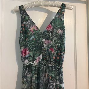 H&M Maxi dress. Sz 2. Jungle print