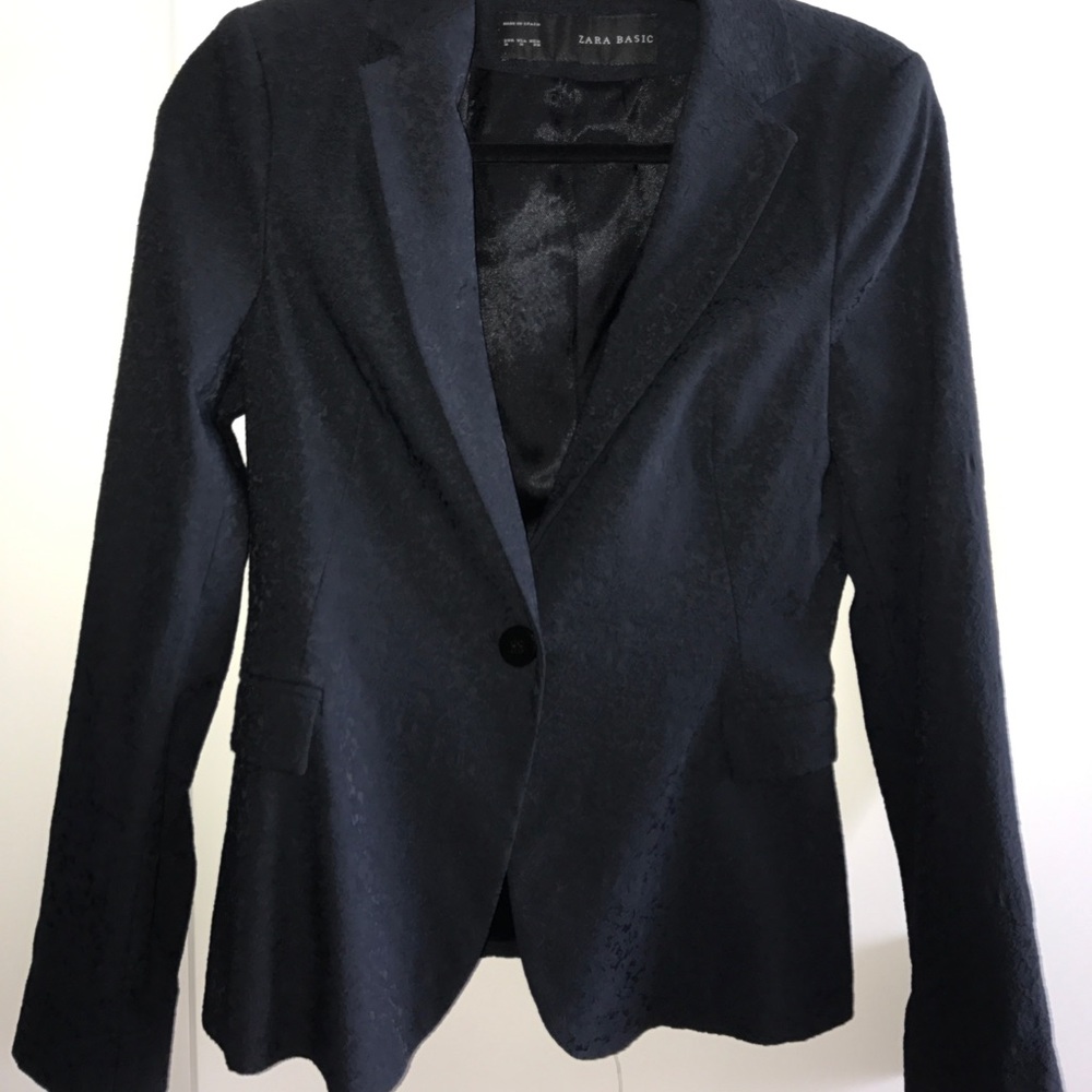 Black Blazer w/Lace