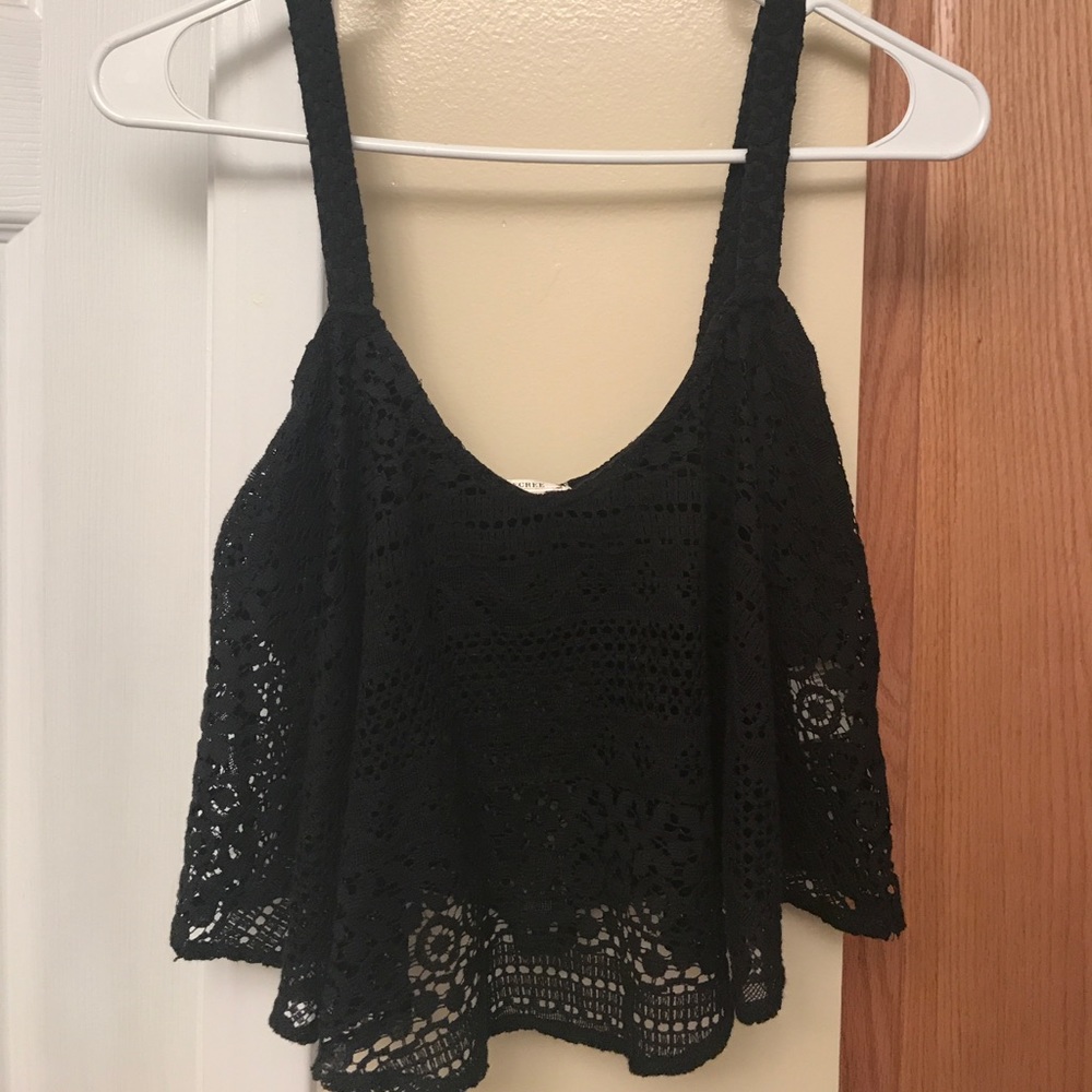 Like new Black Crop Top