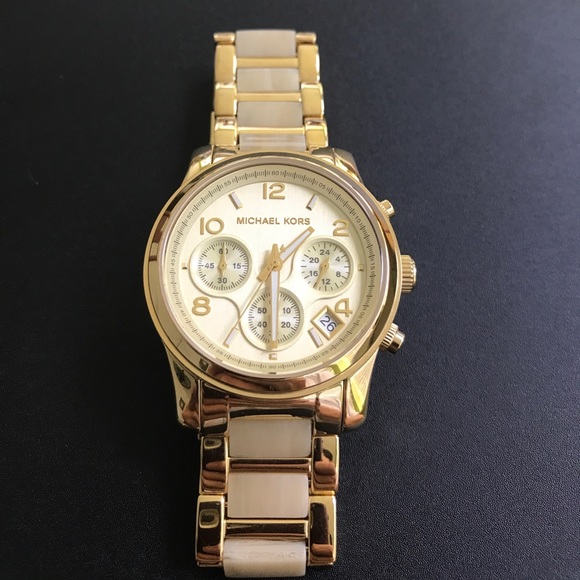 Michael Kors Jewelry - Michael Kors gold/stone watch😎👌Gorgeous!!