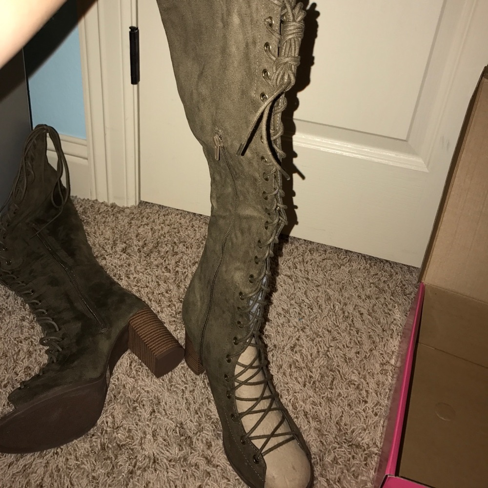 Charlotte Russe Thigh High Heels