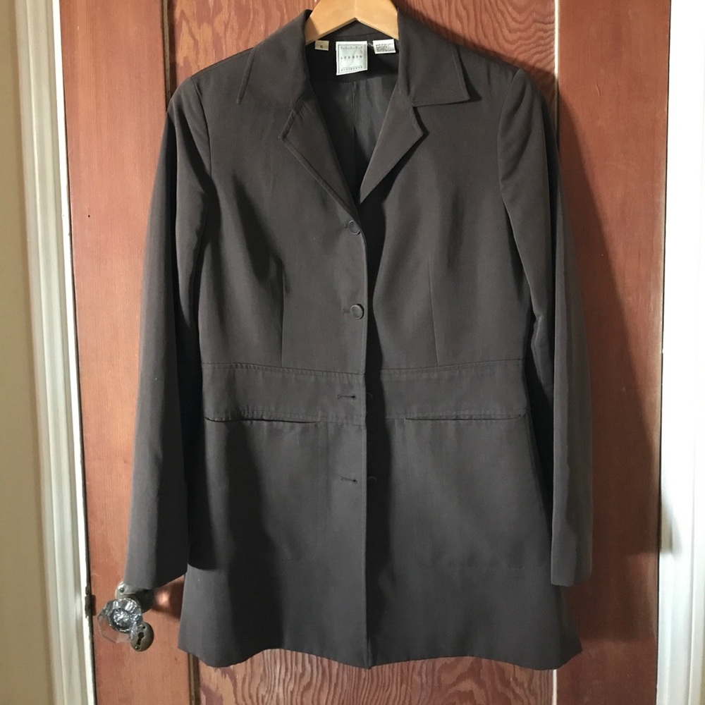 Liz Claiborne Studio Cocoa Brown Jacket sz6