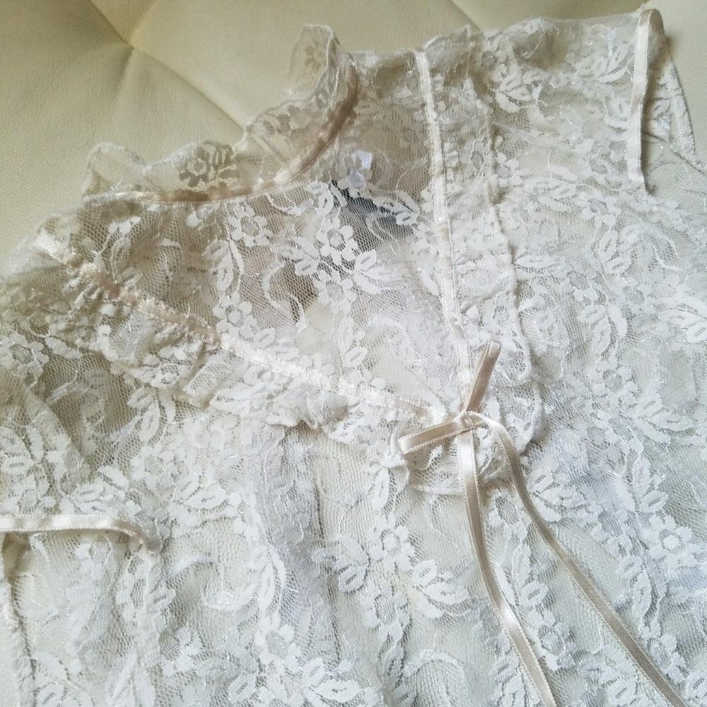 Sheer Lace H&M blouse