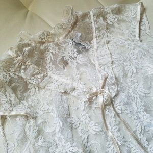 Sheer Lace H&M blouse