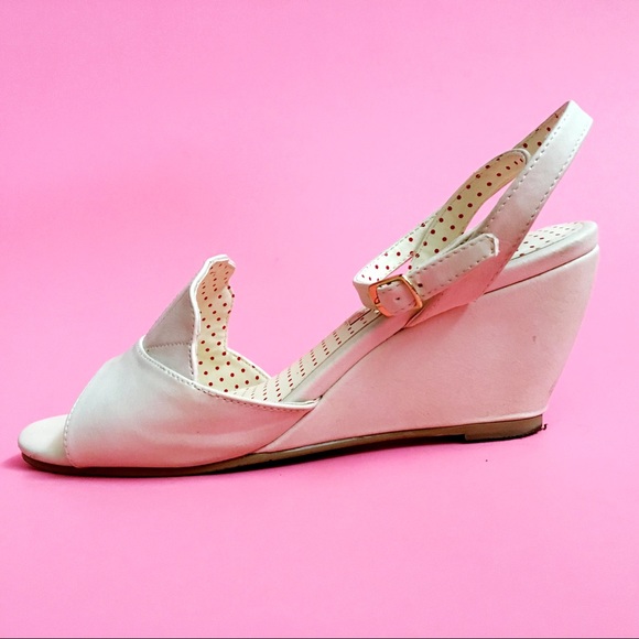 Modcloth Shoes - B.A.I.T. Footwear Cream Wedge Sandal Modcloth Shoes - B.A.I.T. Footwear Cream Wedge Sandal