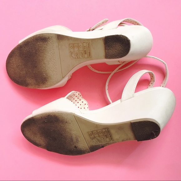 Modcloth Shoes - B.A.I.T. Footwear Cream Wedge Sandal Modcloth Shoes - B.A.I.T. Footwear Cream Wedge Sandal