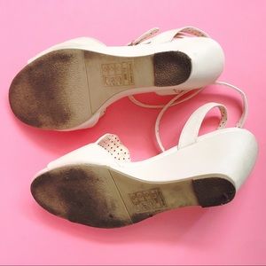 Modcloth Shoes - B.A.I.T. Footwear Cream Wedge Sandal Modcloth Shoes - B.A.I.T. Footwear Cream Wedge Sandal