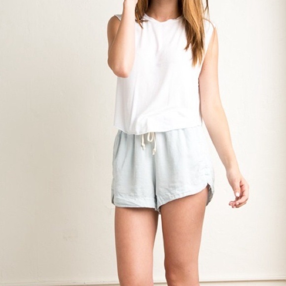 Blue Brandy Melville eve shorts
