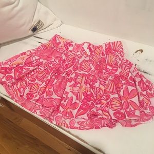 Lilly Pulitzer Pink Patterned Skirt