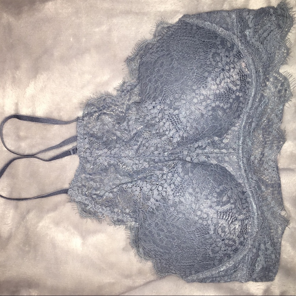 Halter lace bra