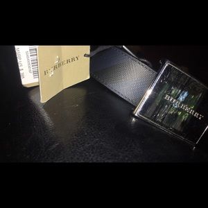 Burberry reversible belt