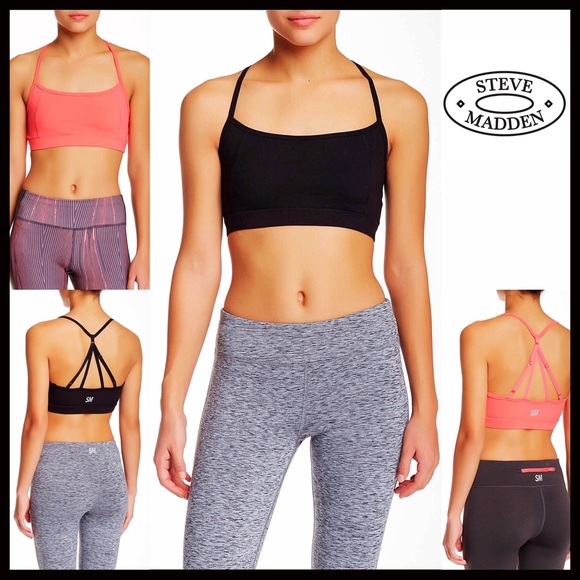 STEVE MADDEN STRAPPY SPORT BRA STUDIO BRALETTE A2C - Picture 8 of 8