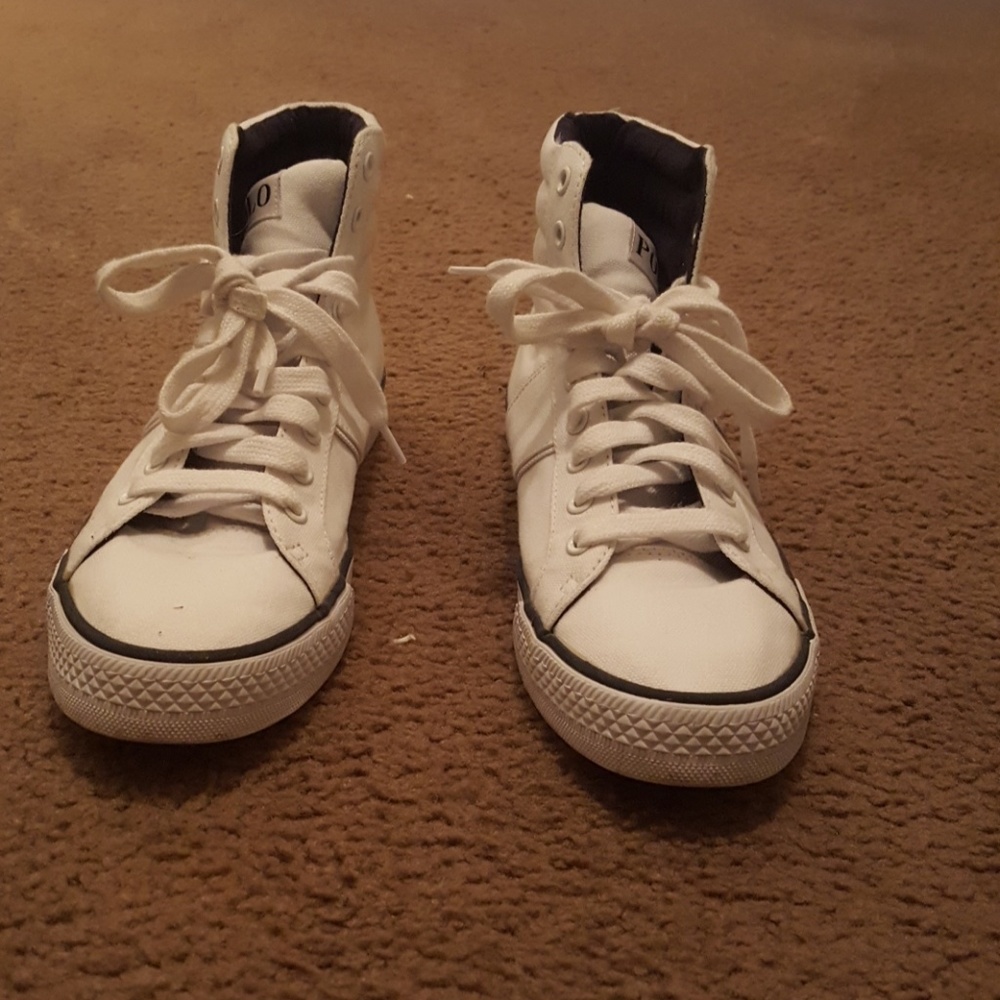 White Polo sneakers