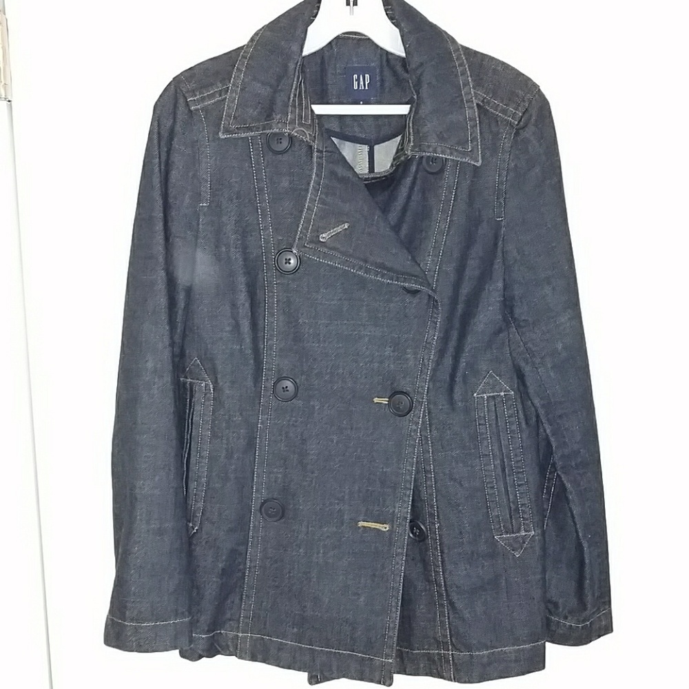 GAP Denim Peacoat