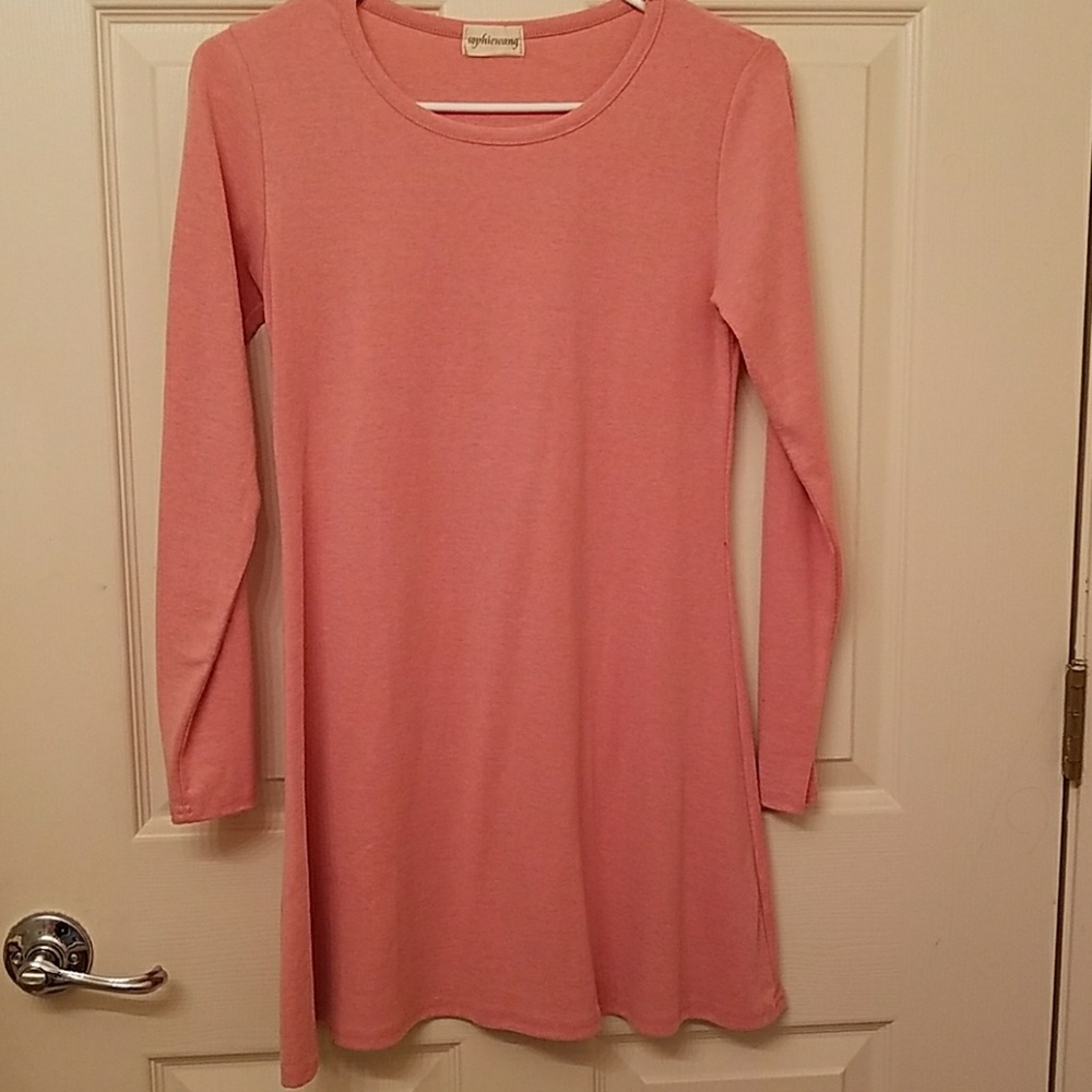 Rose Pink Skater Dress