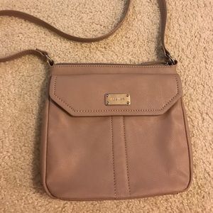 Nine West tan cross body purse