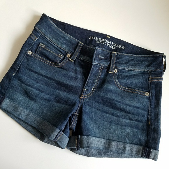 American Eagle Outfitters Pants - AEO Folded Denim Shorts