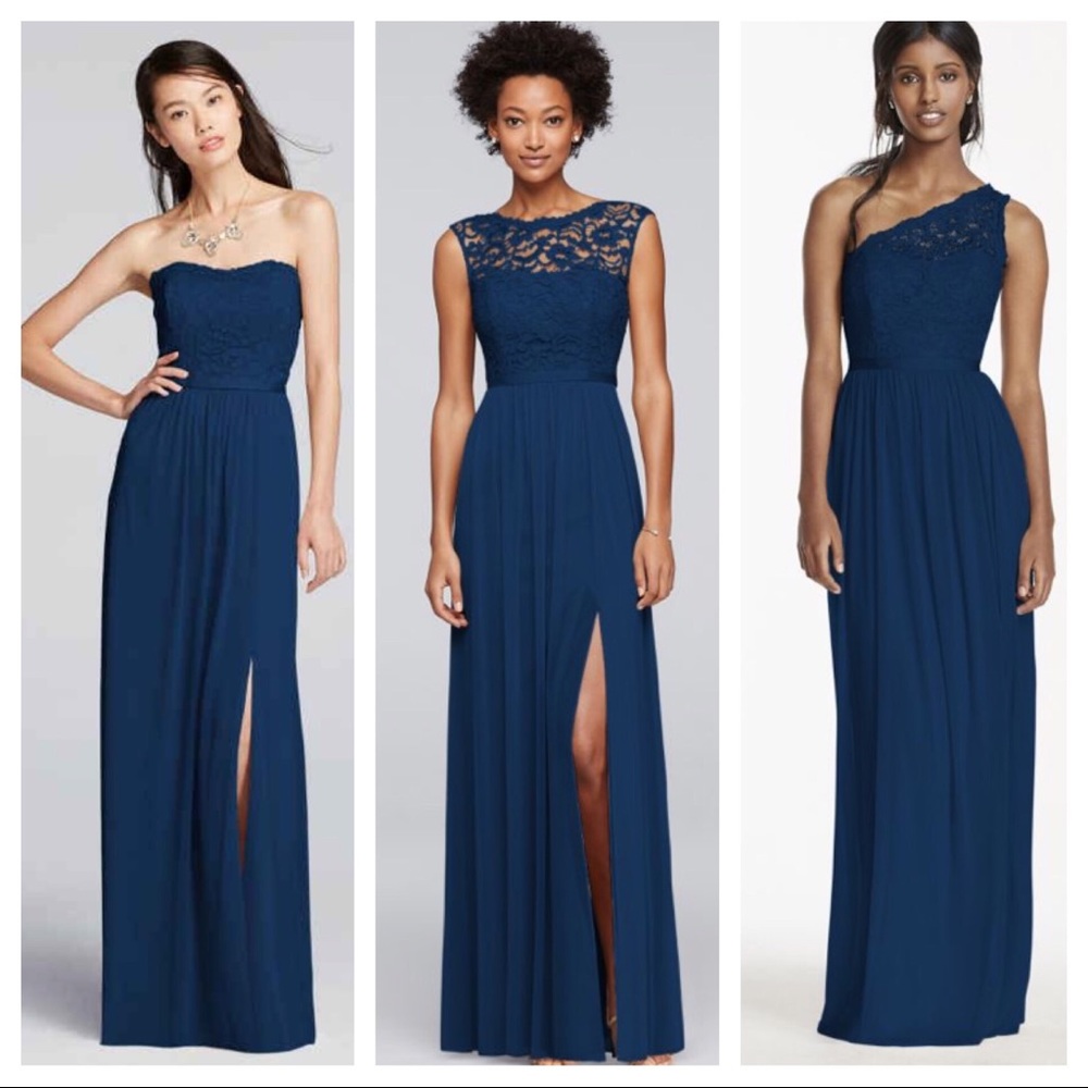 David's Bridal Bridesmaid Gown F17063