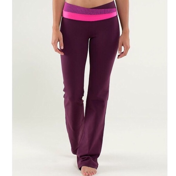 lululemon athletica Pants - Lululemon Rasberry/Plum Astro Pants