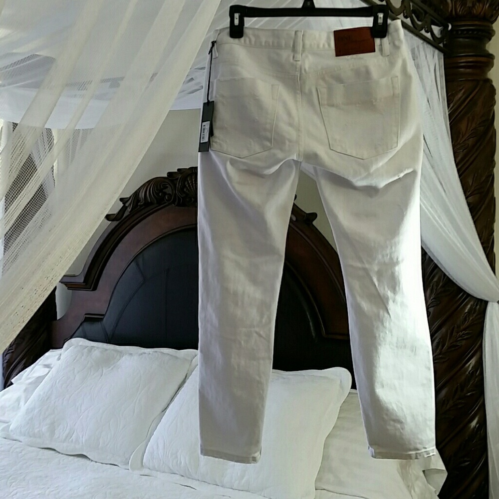 One Teaspoon White Beauty Freebirds Jeans Size 26 - Picture 6 of 6