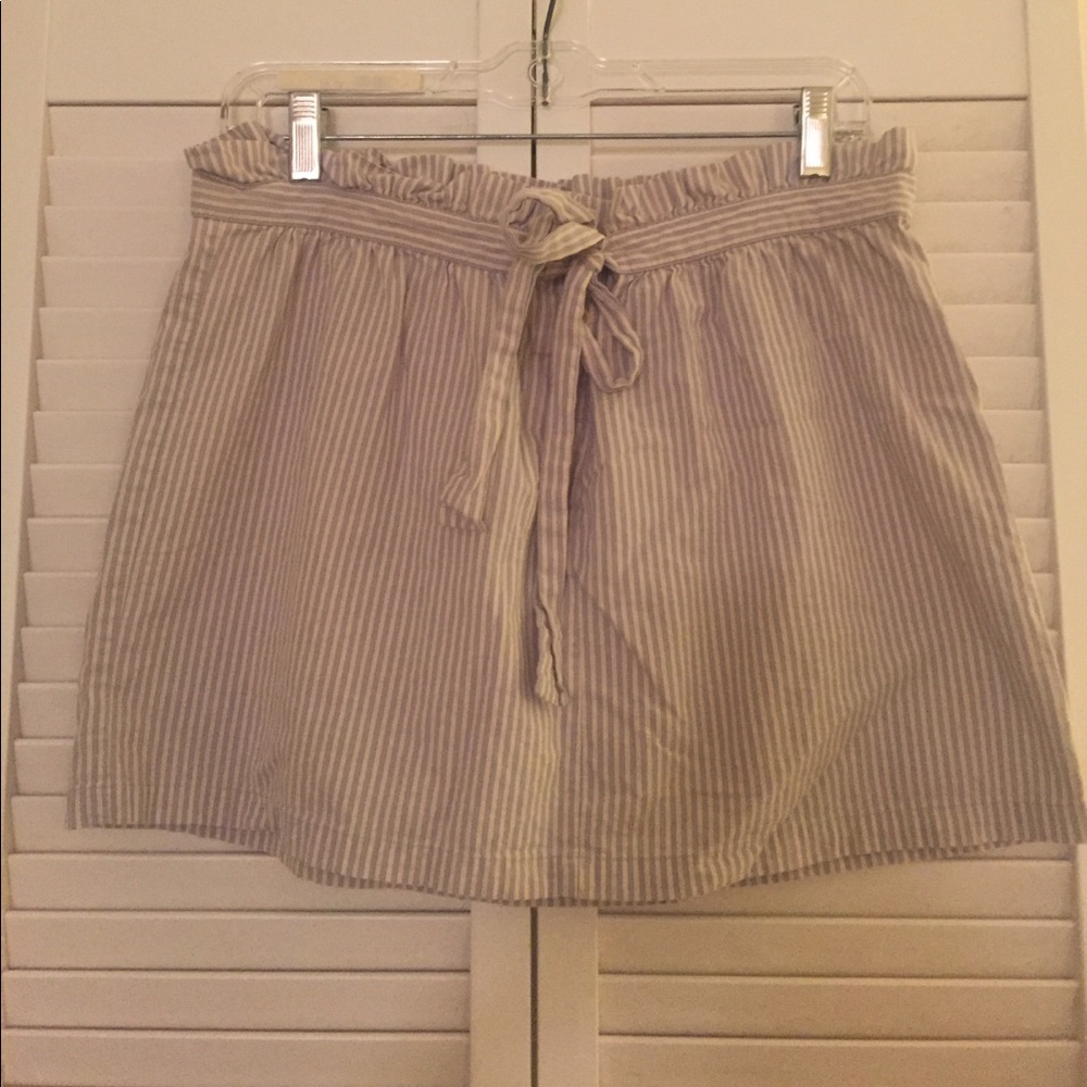 J. Crew striped skirt