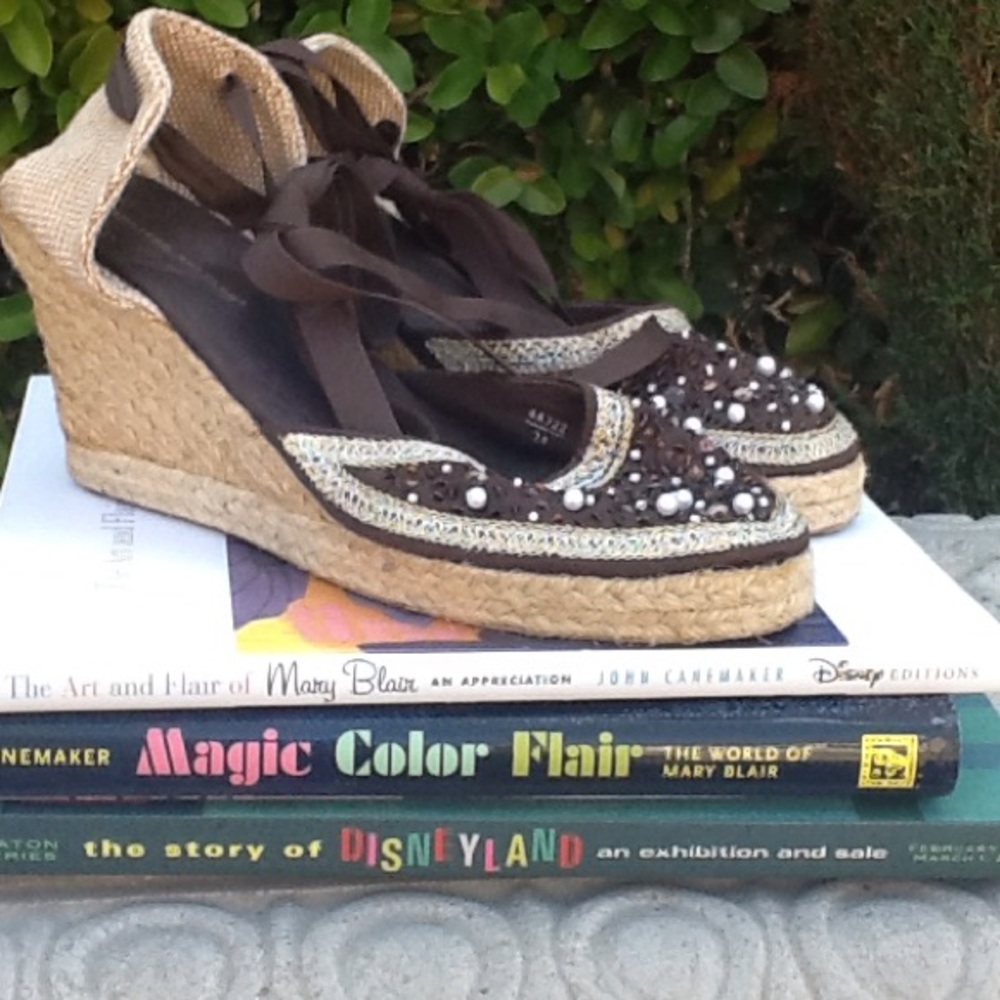 **SOLD** Montego Bay Club Brown Espadrilles