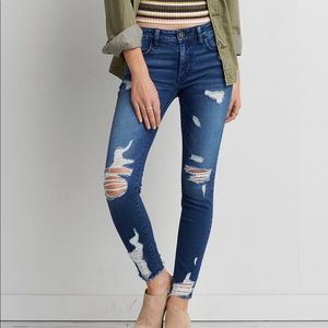 Distressed AEO jeans