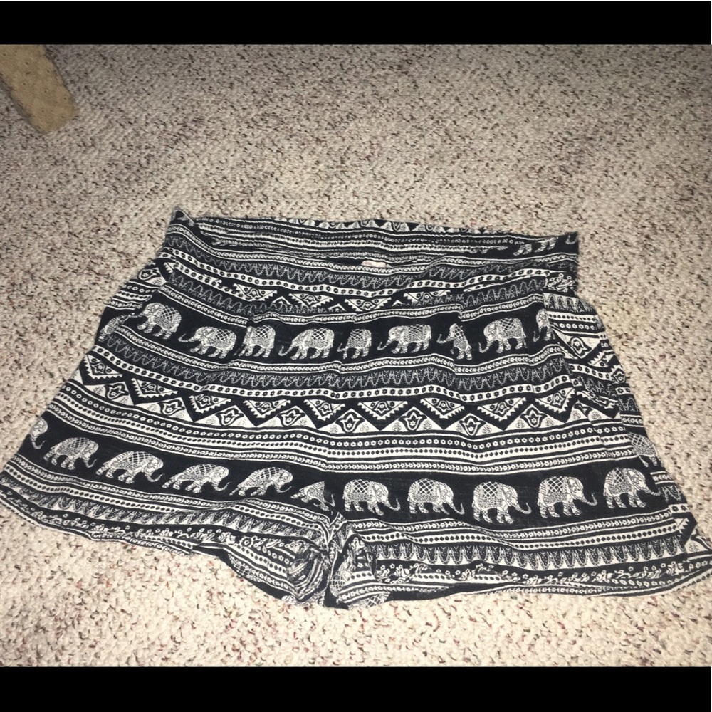 Elephant printed shorts