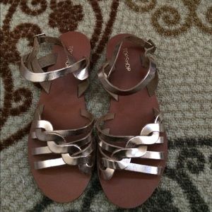 Gold TOPSHOP sandals
