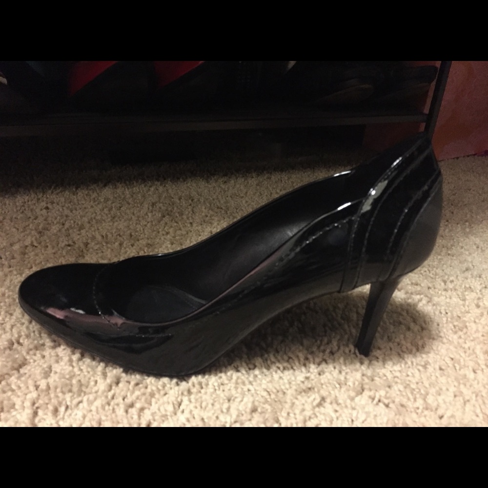 Burberry Praver Patent Leather Heels, Size 41
