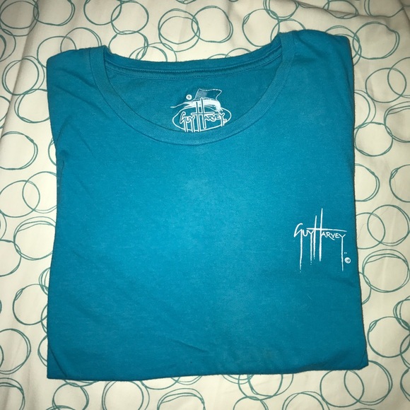 blue marlin guy harvey tshirt - Picture 1 of 2
