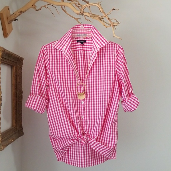 Lands' End Tops - Classy Gingham! by Lands' End