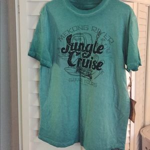 New Blue Disney Jungle Cruise Shirt sz medium