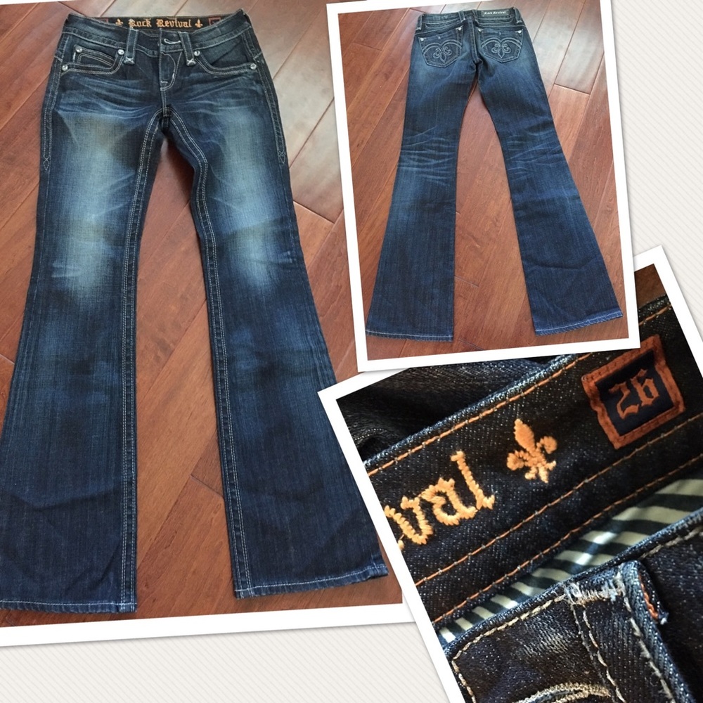 New Rock Revival Bootcut Jeans 26