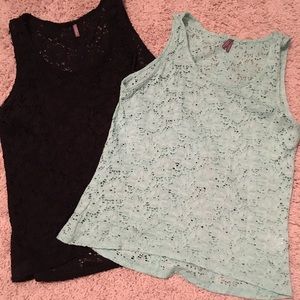 Sleeveless Lace Blouses