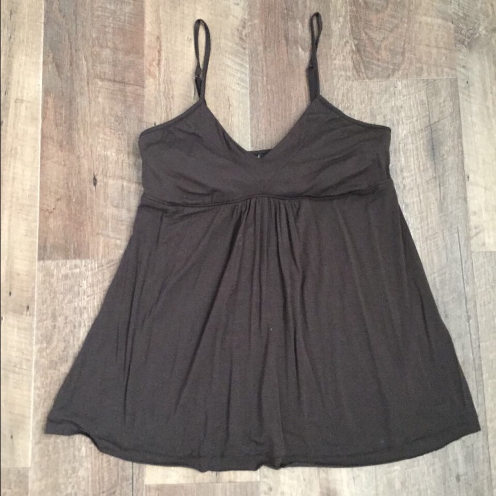 Dark Brown Tank Top