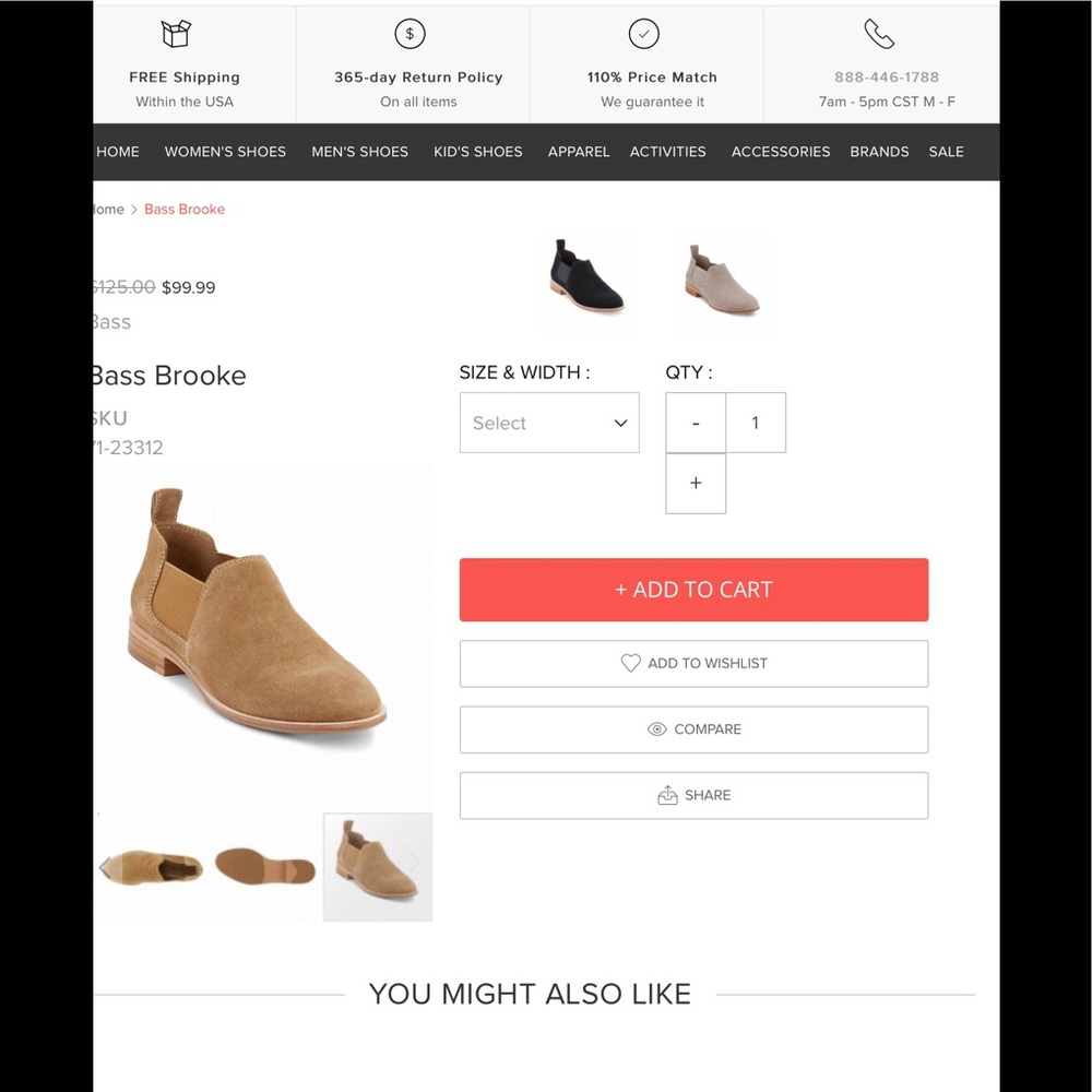 G.H.Bass & Co. Brooke booties slip on - Picture 5 of 8