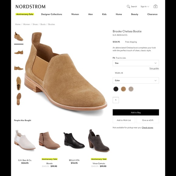 G.H.Bass & Co. Brooke booties slip on - Picture 6 of 8