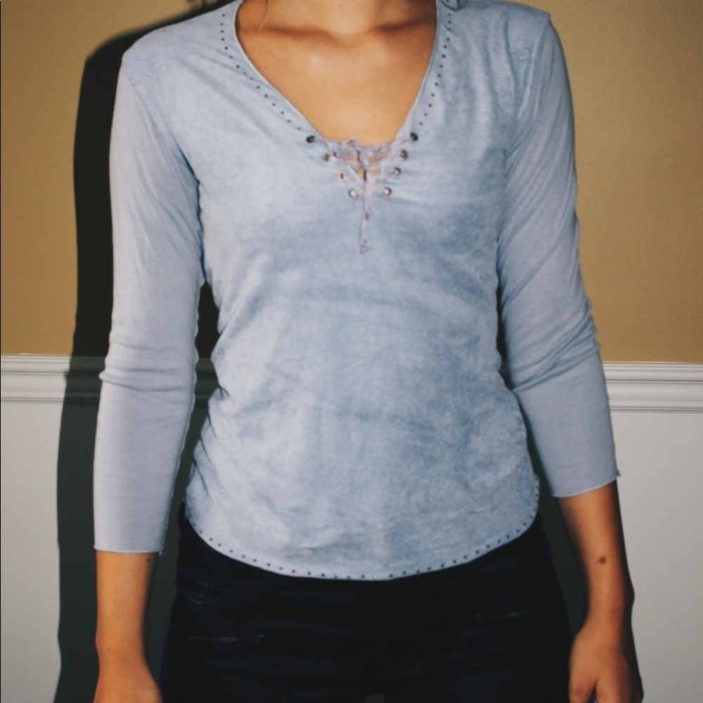 Lace up shirt!