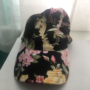Floral baseball cap